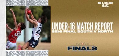 Under-16 Match Report: Semi Final 1 vs North Adelaide